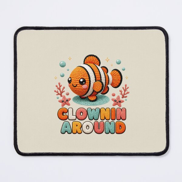 Item preview, Cute Crochet Ocellaris Clownfish Clownin' Around Design designed and sold by Panom Suavichien.