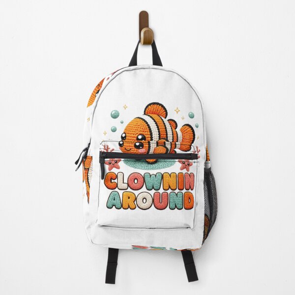 Item preview, Cute Crochet Ocellaris Clownfish Clownin' Around Design designed and sold by Panom Suavichien.