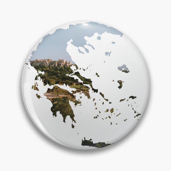 Item preview, Acropolis of Athens Citadel Greece Map Silhouette designed and sold by Maroan93.