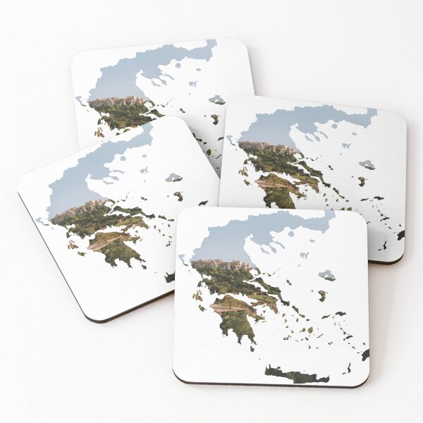 Item preview, Acropolis of Athens Citadel Greece Map Silhouette designed and sold by Maroan93.