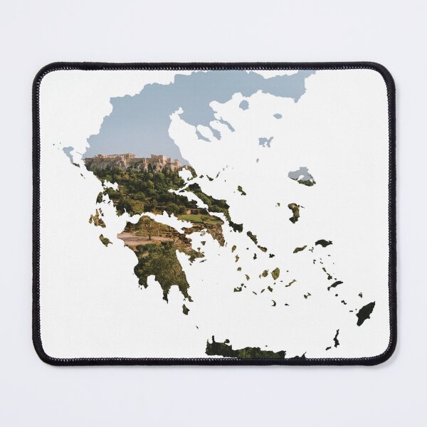 Item preview, Acropolis of Athens Citadel Greece Map Silhouette designed and sold by Maroan93.