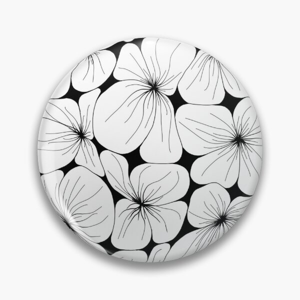 Item preview, Floral pattern black&white designed and sold by zsofiet.