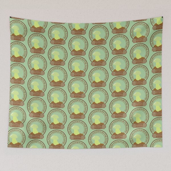 Item preview, Mushroom, yellow knight designed and sold by RedPoppyStudio.