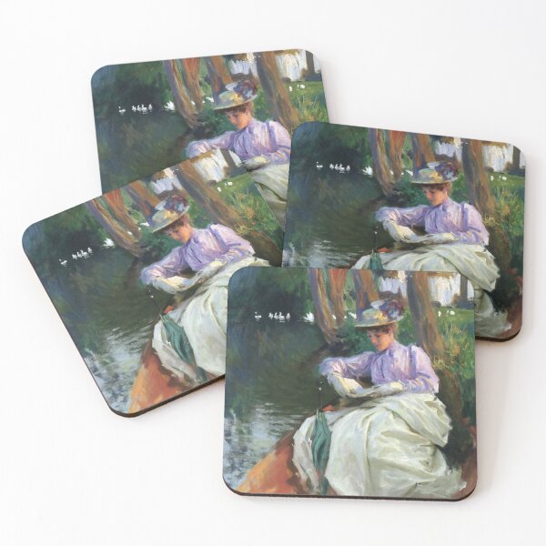Item preview, Girl by the River John Singer Sargent art designed and sold by ArtUnova.