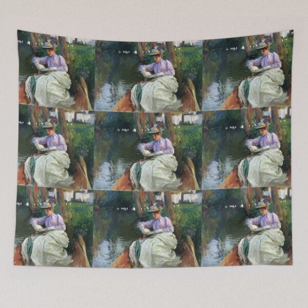 Item preview, Girl by the River John Singer Sargent art designed and sold by ArtUnova.