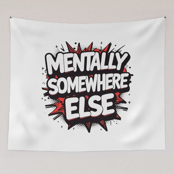Item preview, Mentally Somewhere Else Funny Quote T-Shirt. Introvert Humor Graphic. Sarcastic Typography Design designed and sold by Aarvya Fashion Club ( A.F.C ).