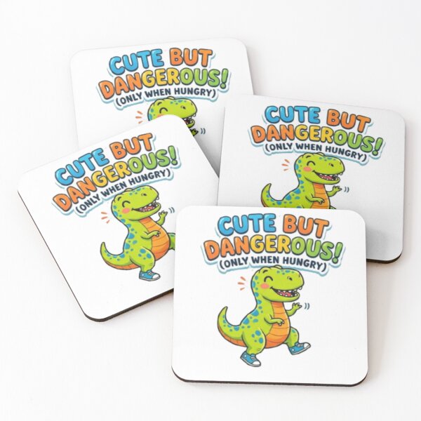 Item preview, Cute T-Rex Dinosaur - Cute But Dangerous Only When Hungry designed and sold by cutbeastfactory.