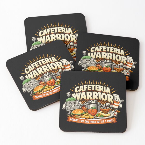 Item preview, Cafeteria Warrior – Funny School Lunch Food Service designed and sold by SidTastic .