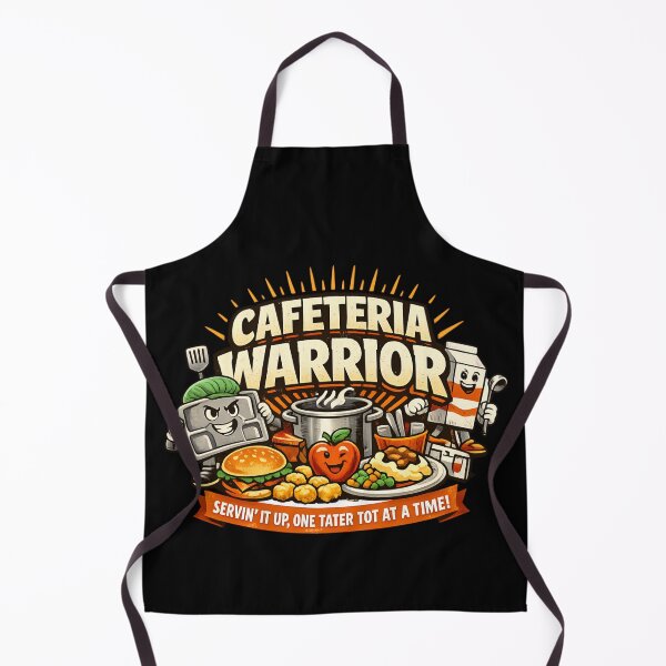 Item preview, Cafeteria Warrior – Funny School Lunch Food Service designed and sold by SidTastic .