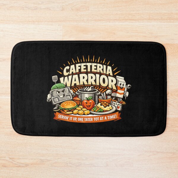 Item preview, Cafeteria Warrior – Funny School Lunch Food Service designed and sold by SidTastic .
