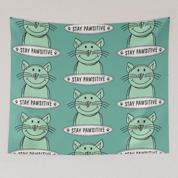 Item preview, Meet Cat: Stay Pawsitive designed and sold by MKBL.