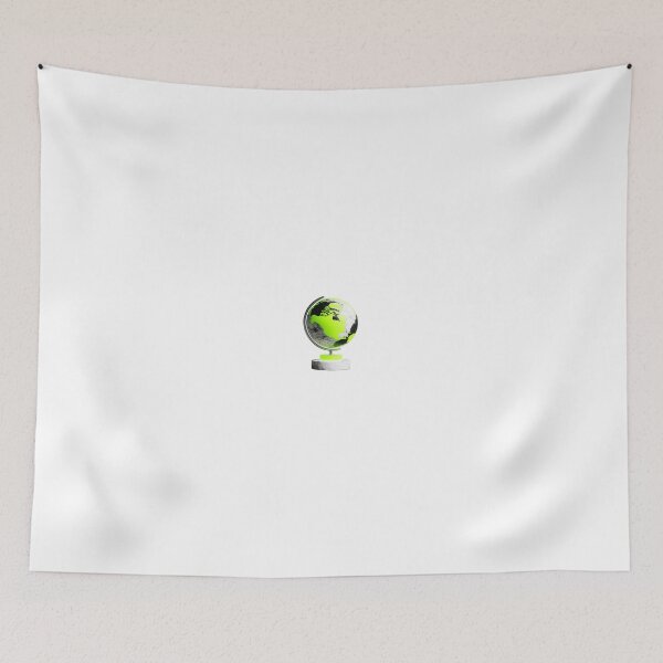 Item preview, Neon Green Globe Minimalist Graphic T-Shirt | Modern Earth Design designed and sold by Brandady.