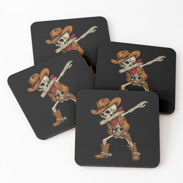 Item preview, Retro Dabbing Skeleton Cowboy Vintage Western designed and sold by Moizento.