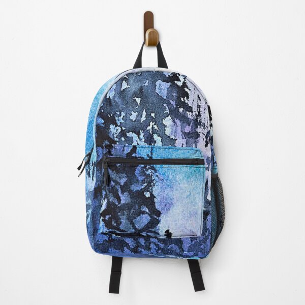 Item preview, Blue Misty Pine Forest Watercolor Nature Landscape designed and sold by ArdanaMilsman.