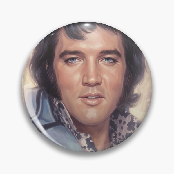 Artikelvorschau, Vintage-Blumenporträt von Elvis Presley – Pastellfarben im Stil der 70er Jahre entworfen und verkauft von ElvisVintagePosters.