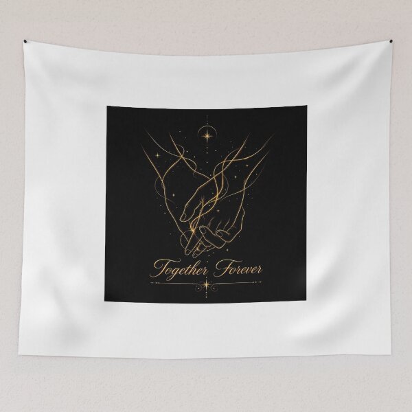 Item preview, Celestial Holding Hands Together Forever Cosmic Art designed and sold by DignityLab.