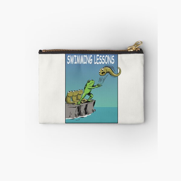 Item preview, Swimming Lessons Funny Frog designed and sold by SakuraHaven.