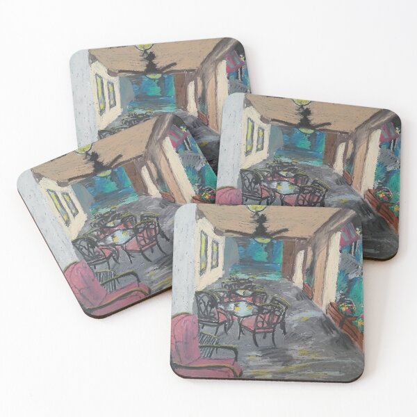 Item preview, The Outdoor Dining Area designed and sold by SnazzyWolfArt.