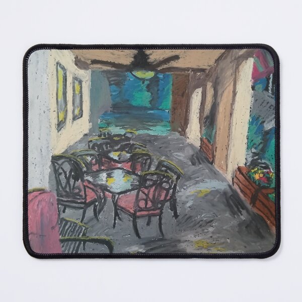 Item preview, The Outdoor Dining Area designed and sold by SnazzyWolfArt.