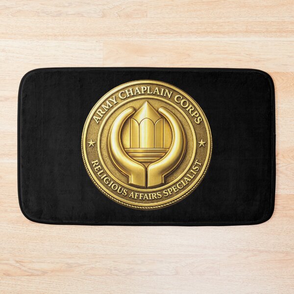Item preview, Army Chaplain Corps - Religious Affairs Specialist - 3D - Enhanced - Gold Coin designed and sold by Military Insignia Products.