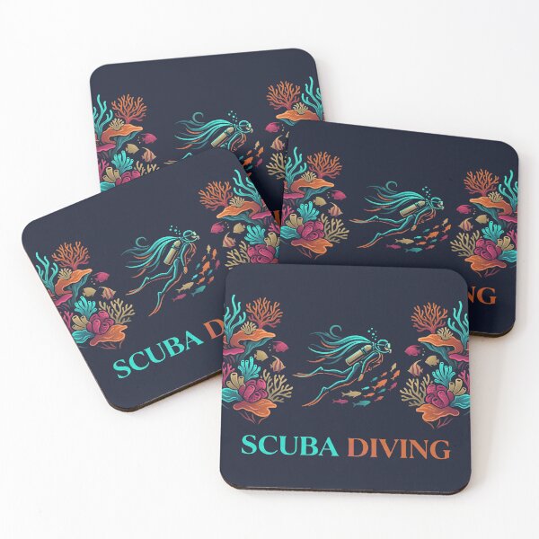 Item preview, Scuba Diving Coral Reef Ocean Life Underwater Exploration designed and sold by KiwiRider.