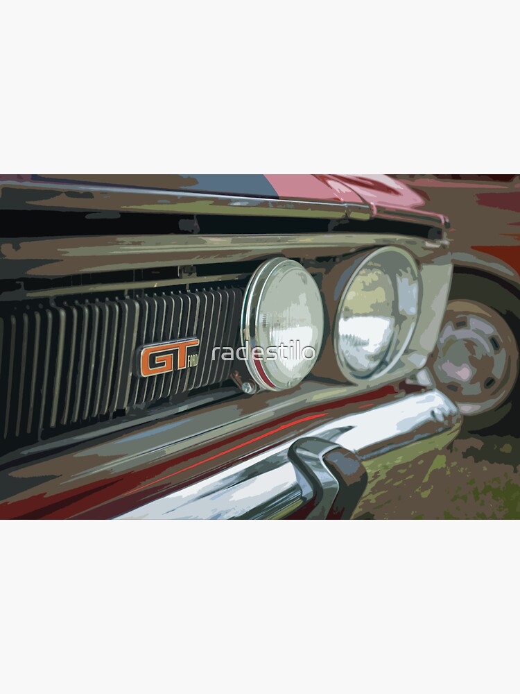Thumbnail 3 of 3, Sticker, Ford Falcon XY GT Grill designed and sold by radestilo.