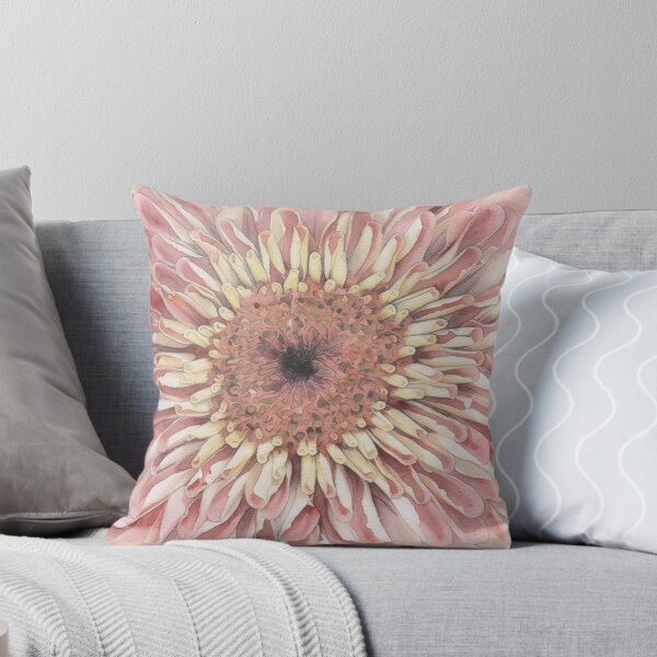 Aperçu de l'œuvre Zinnia rose en pleine floraison créée et vendue par RdeB.