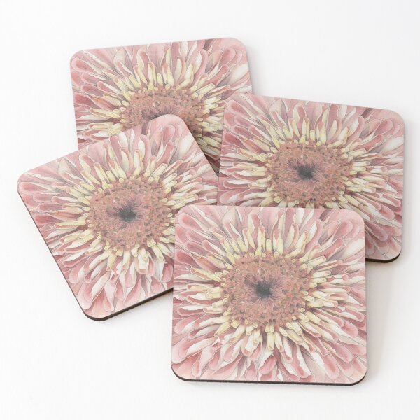 Item preview, Blush Zinnia in Full Bloom designed and sold by RdeB.