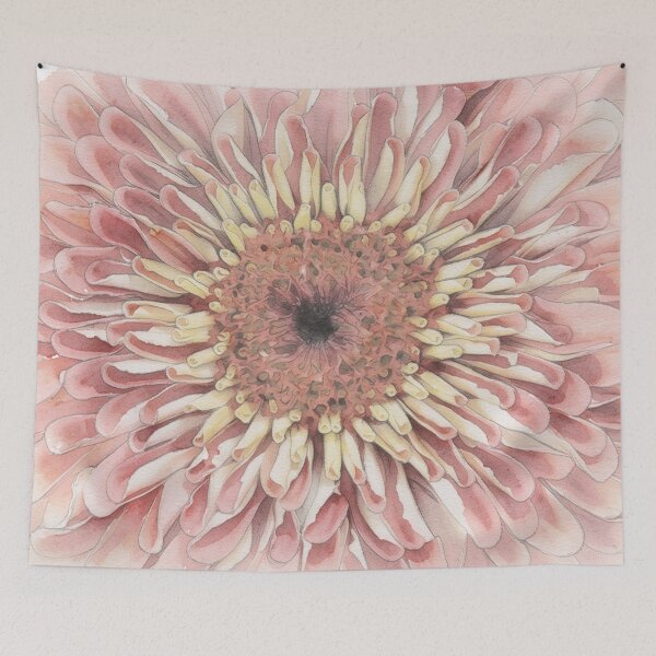 Item preview, Blush Zinnia in Full Bloom designed and sold by RdeB.