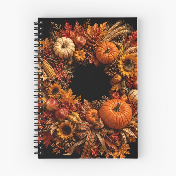 Item preview, Thanksgiving Harvest Pumpkin Autumn Wreath designed and sold by ASWIN STUDIO.