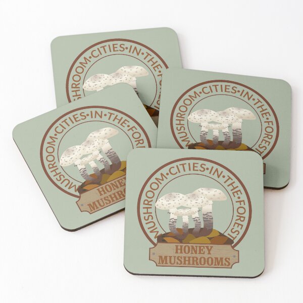 Item preview, Honey Mushrooms designed and sold by RedPoppyStudio.
