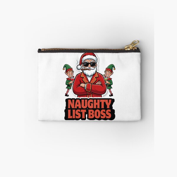 Item preview, Naughty List Boss Funny Santa designed and sold by HappyDoodle11.