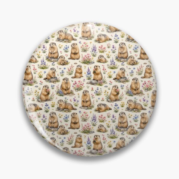 Item preview, Cute marmot seamless pattern designed and sold by Nolan6.