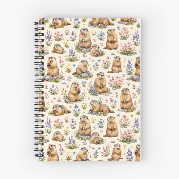 Item preview, Cute marmot seamless pattern designed and sold by Nolan6.