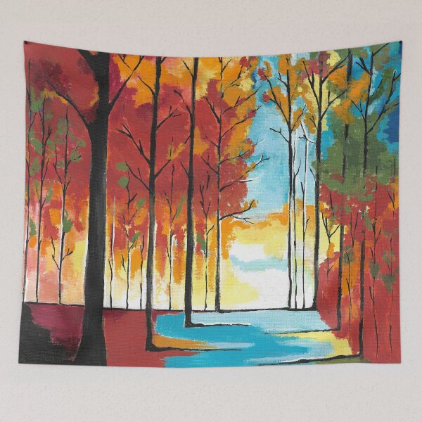 Item preview, Autumn Landscape Painting designed and sold by Sartoris Art.