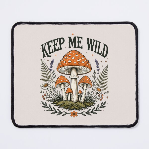 Item preview, Keep Me Wild, Snake, Mystical, Mushroom, Celestial, Vintage Inspired designed and sold by Cchotlan.