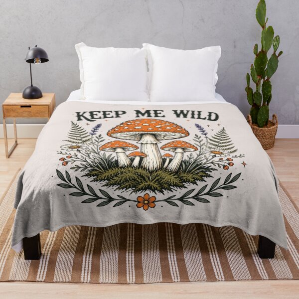 Item preview, Keep Me Wild, Snake, Mystical, Mushroom, Celestial, Vintage Inspired designed and sold by Cchotlan.