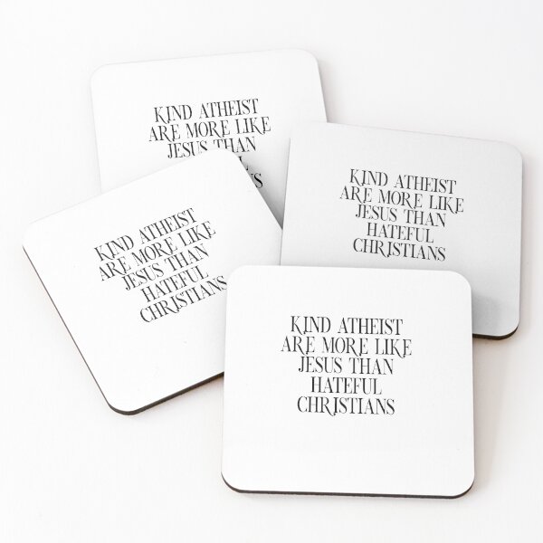 Item preview, Kind Atheist Are More Like Jesus Than Hateful Christians designed and sold by BritySpear.