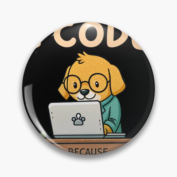 Item preview, I Code Because Joy Programmer Dog designed and sold by the science zoo.