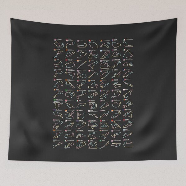 Item preview, Formula 1 Championship History | Grand Prix Circuit Maps designed and sold by archetype prints.