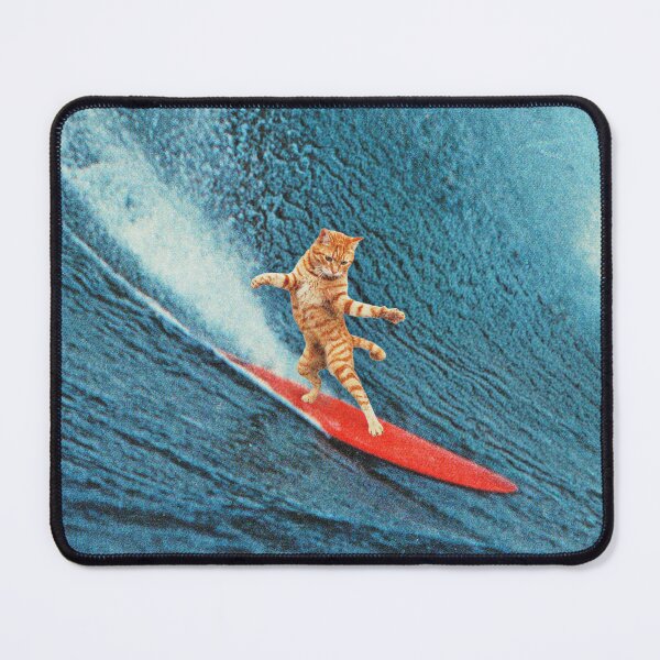 Item preview, Meowmi Vice - Ginger Cat Surfing designed and sold by Vertigo Artography.