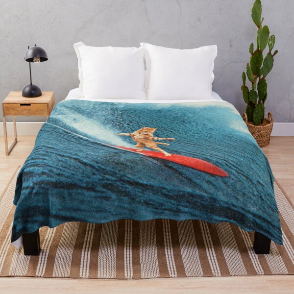 Item preview, Meowmi Vice - Ginger Cat Surfing designed and sold by Vertigo Artography.