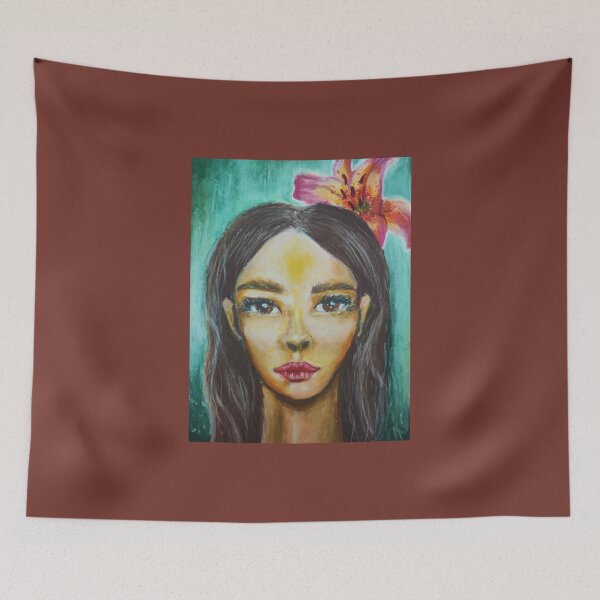 Item preview, Woman with a Lily designed and sold by YolaKoza.