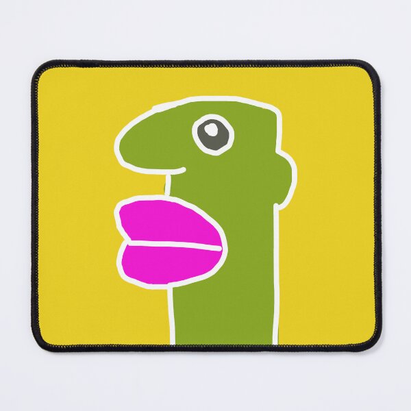 Item preview, Green Blob Monster with Giant Pink Lips T-Shirt designed and sold by GraceWalkerStu.