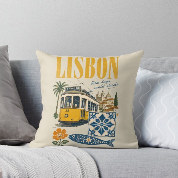 Item preview, Lisbon Tram 28 Vintage Portugal Travel Souvenir designed and sold by Velustro Shop.