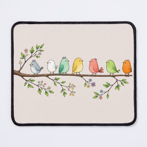 Item preview, Birdwatching, Easily Distracted By Birds, Cute Bird, Bird Lover Gift, Birds On a Branch, Bird Watcher designed and sold by Cchotlan.