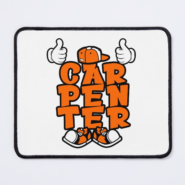 Item preview, CARPENTER - WORK Street Lettering Cartoon Character designed and sold by NFTWords.