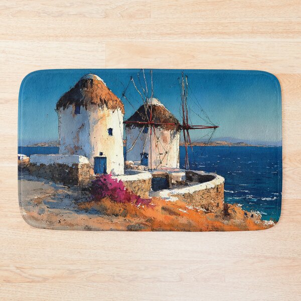 Item preview, Mykonos Windmills Aegean Sea designed and sold by daila70.