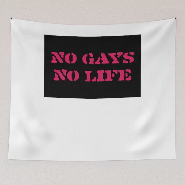 Item preview, No gays, no life designed and sold by BritySpear.