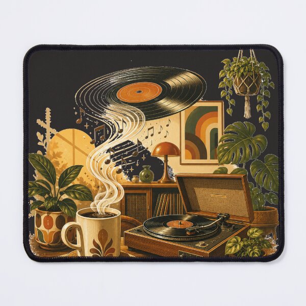 Item preview, Fresh Coffee. Fresh Vinyl. designed and sold by Golden Era Studio.